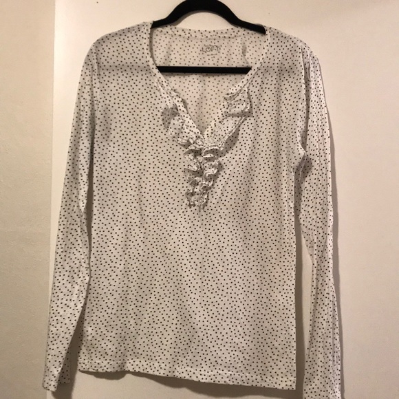 LOFT Ruffle Top - Picture 2 of 4